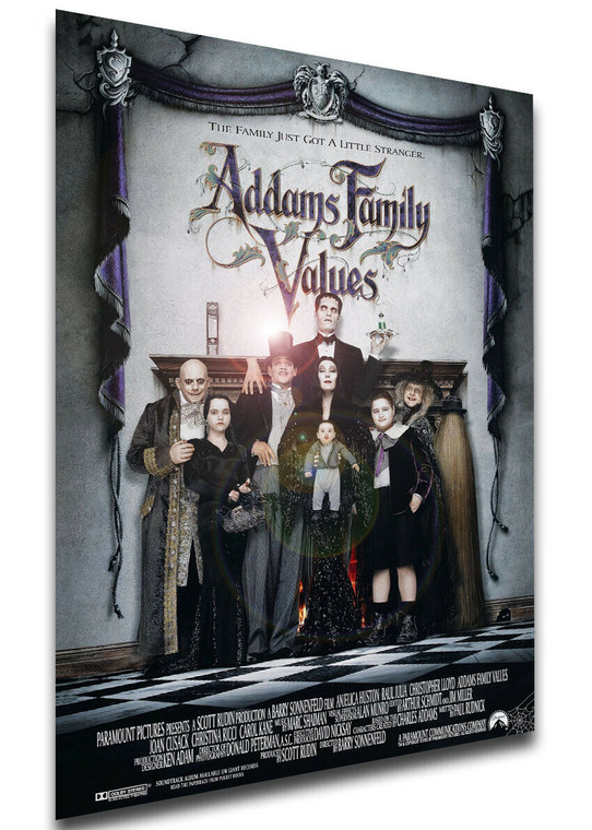 Poster Locandina - Addams Family Values - La Famiglia Addams 2 (1993)