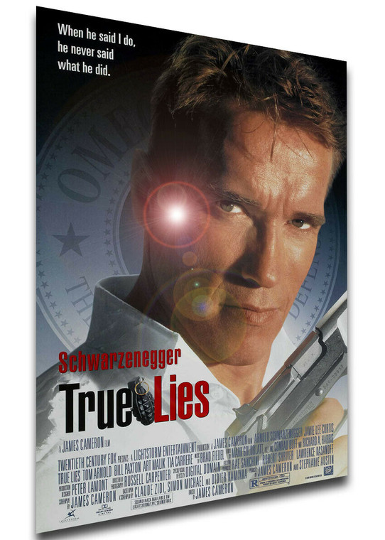 Poster Locandina - Arnold Schwarzenegger - True Lies (1994)