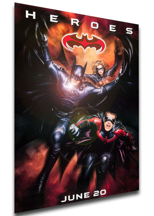 Poster Locandina - Batman & Robin - Heroes (1997)