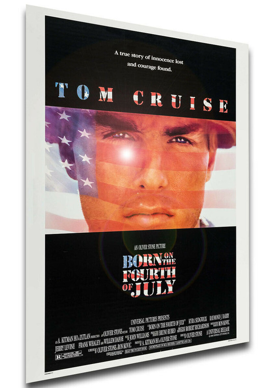 Poster Locandina - Born on the Fourth of July - Nato il Quattro Luglio