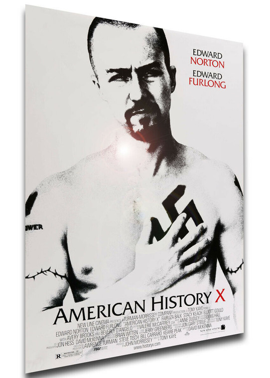 Poster Locandina - Edward Norton - American History X (1998)