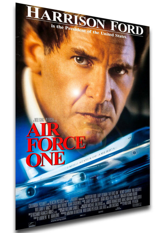 Poster Locandina - Harrison Ford - Air Force One (1997)