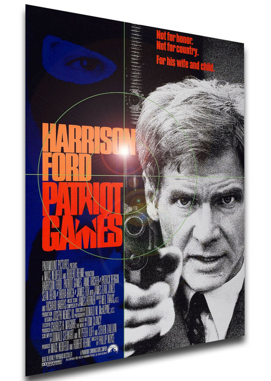 Poster Locandina - Harrison Ford - Patriot Games - Giochi di Potere (1992)