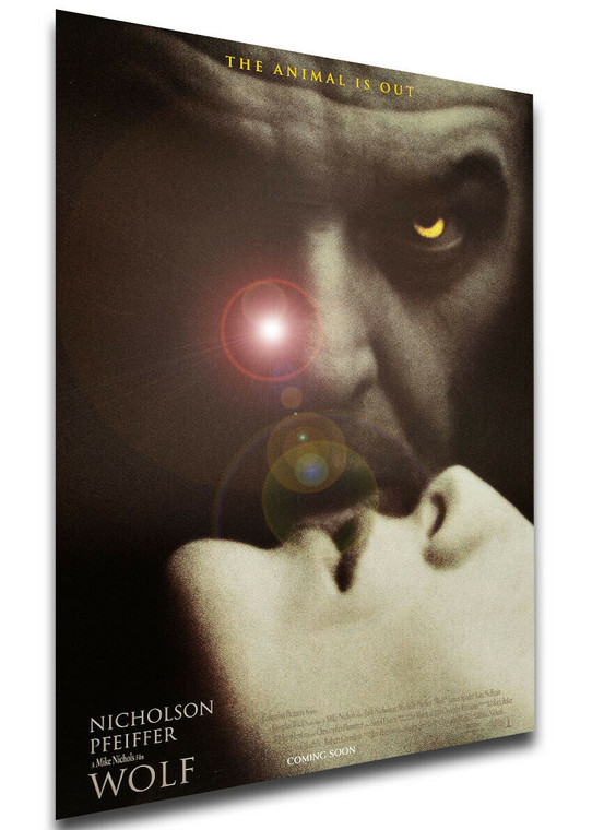 Poster Locandina - Jack Nicholson - Wolf - La Belva e Fuori (1994)
