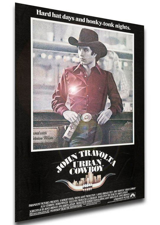 Poster Locandina - John Travolta - Urban Cowboy (1980)