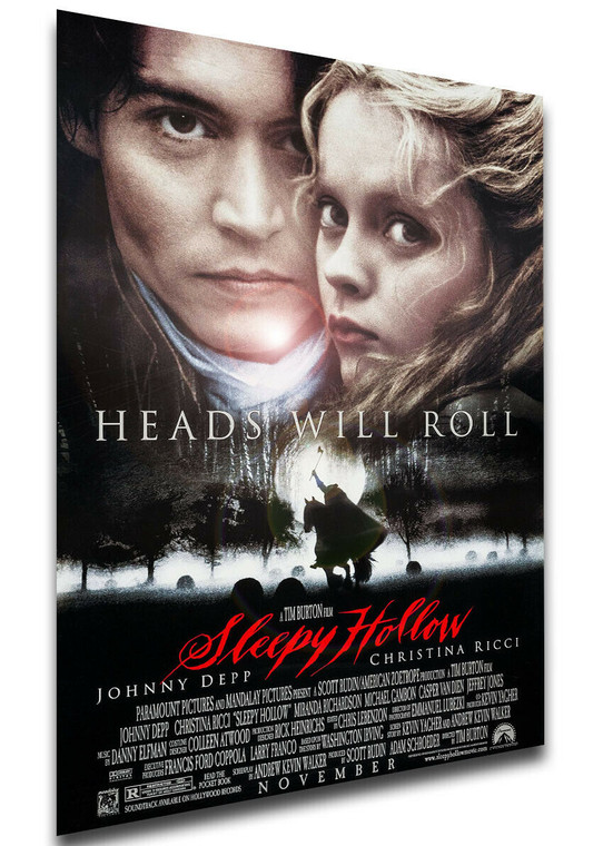 Poster Locandina - Johnny Depp - Sleepy Hollow - Il Mistero (1999)