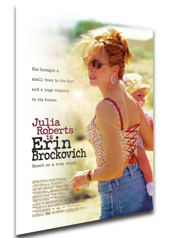 Poster Locandina - Julia Roberts - Erin Brockovich - Forte come la Verita (2000)
