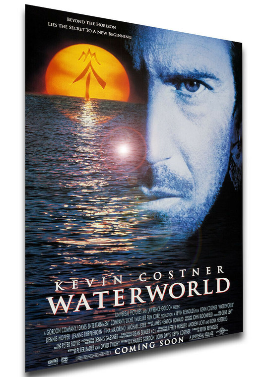 Poster Locandina - Kevin Costner - Waterworld (1995) Variant 01