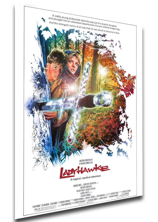 Poster Locandina - LadyHawke (1985) Variant 01