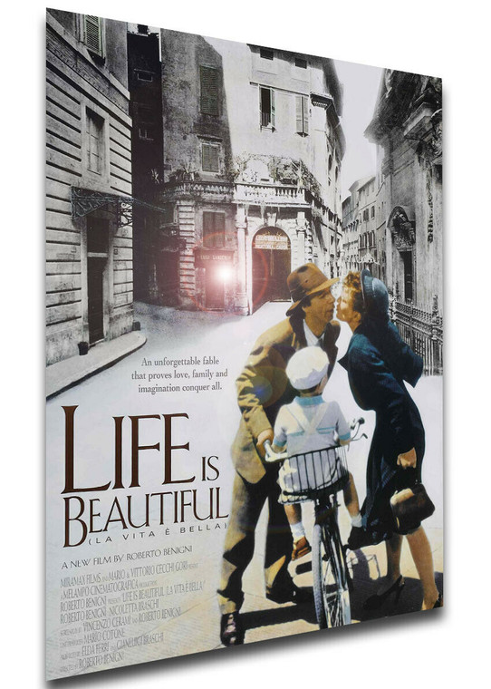 Poster Locandina - Life is Beautiful - La Vita e Bella (1997)