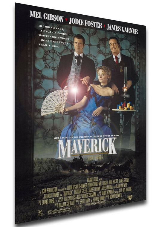 Poster Locandina - Mel Gibson - Maverick (1994)
