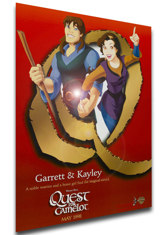 Poster Locandina - Quest for Camelot - La Spada Magica - Alla Ricerca di (1998)