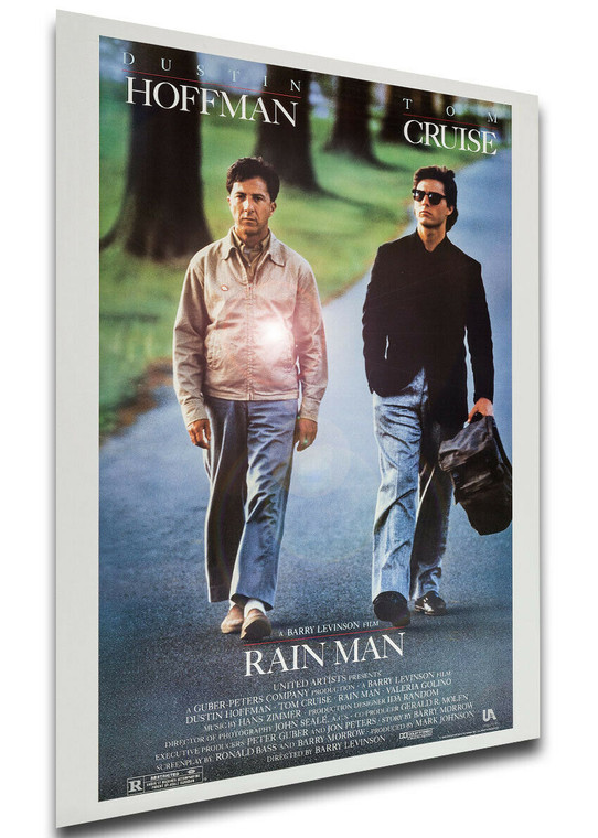 Poster Locandina - Rain Man - L Uomo della Pioggia (1988)