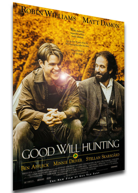 Poster Locandina - Robin Williams - Good Will Hunting - Genio Ribelle (1997)