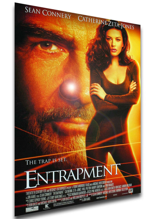 Poster Locandina - Sean Connery - Entrapment (1999)