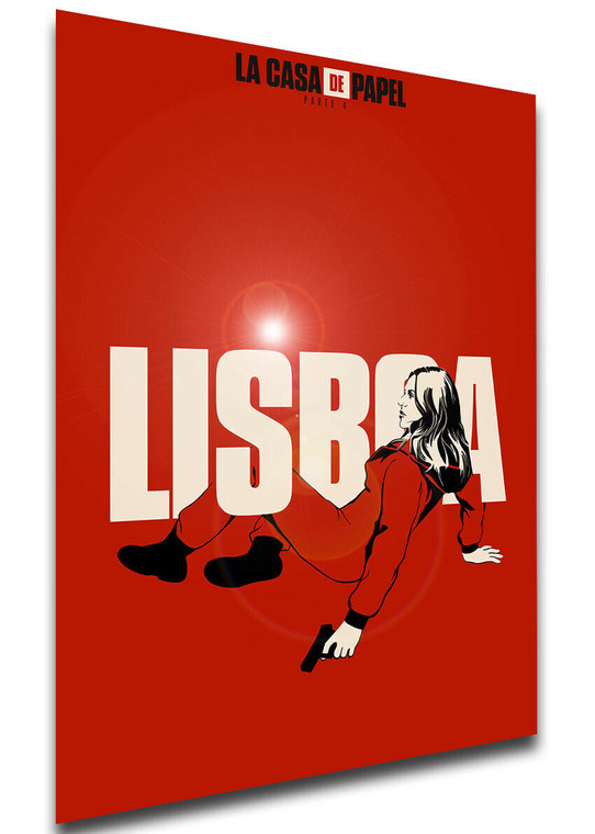 Poster Locandina - Serie TV - La Casa De Papel - Season 4 - Lisbon LL0314