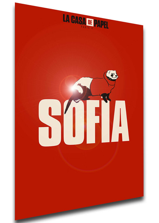 Poster Locandina - Serie TV - La Casa De Papel - Season 4 - Sofia LL0317