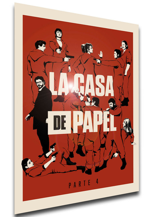 Poster Locandina - Serie TV - La Casa de Papel - Season 4 LL0305