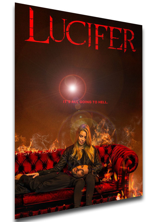 Poster Locandina - Serie TV - Lucifer - Season 5 Variant 01