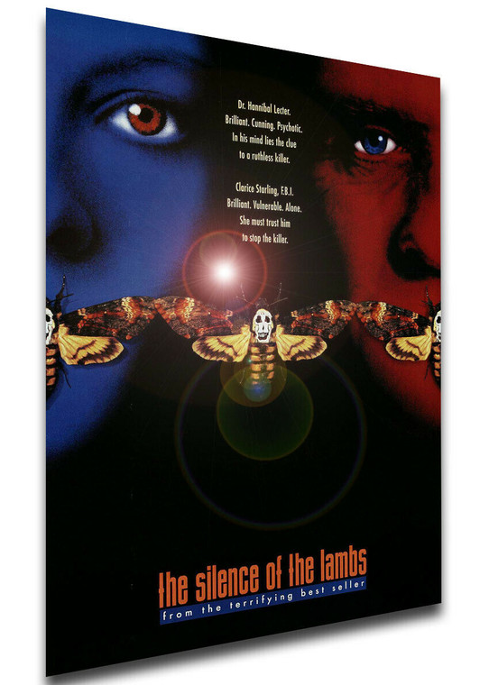 Poster Locandina - Silence of the Lambs - Silenzio degli Innocenti - Variant 01