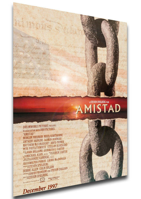 Poster Locandina - Steven Spielberg - Amistad (1997)