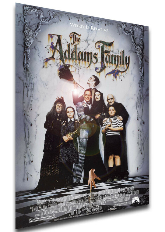 Poster Locandina - The Addams Family - La Famiglia Addams (1991)