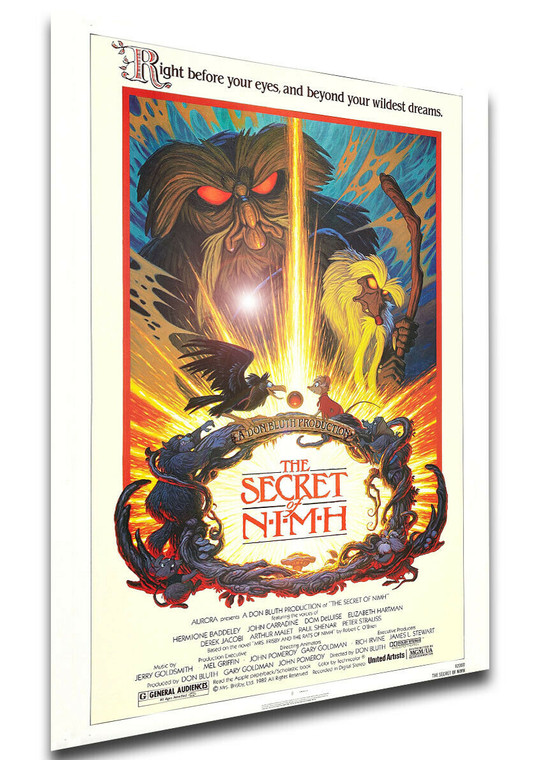 Poster Locandina - The Secret of Nimh - Brisby e il Segreto di NIMH (1982)