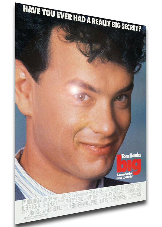 Poster Locandina - Tom Hanks - Big (1988)