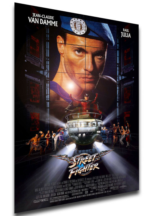 Poster Locandina - Van Damme - Street Fighter - Sfida Finale (1994)