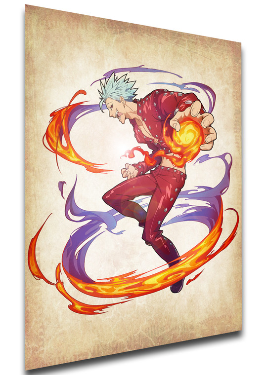 Poster - Wanted - Seven Deadly Sins - Ban Variant - LL0933