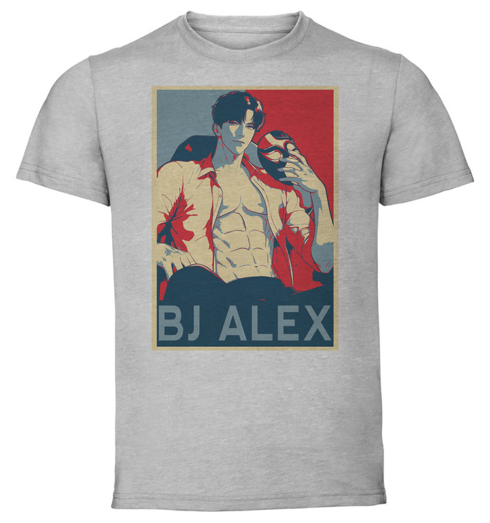 T-Shirt Unisex Grey Propaganda - Bj Alex SA1027