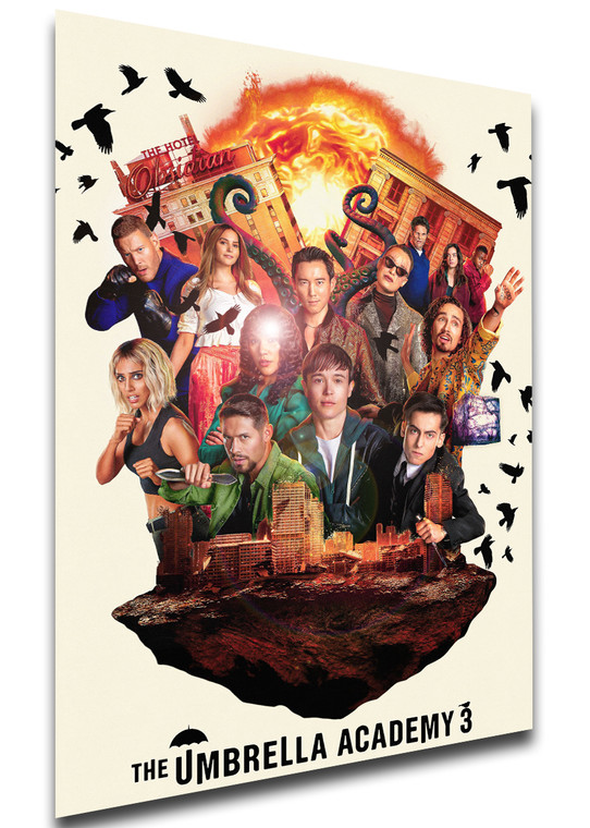 Poster Locandina Serie Tv - The Umbrella Academy season 3