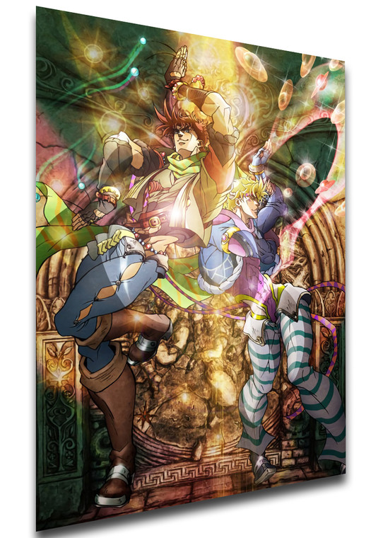 Poster Locandina Anime - Jojo's Bizarre adventure - Battle Tendency