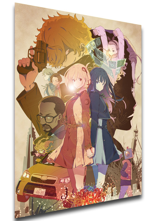 Poster Locandina Anime - Lycoris Recoil - Characters Variant 01 PE0018