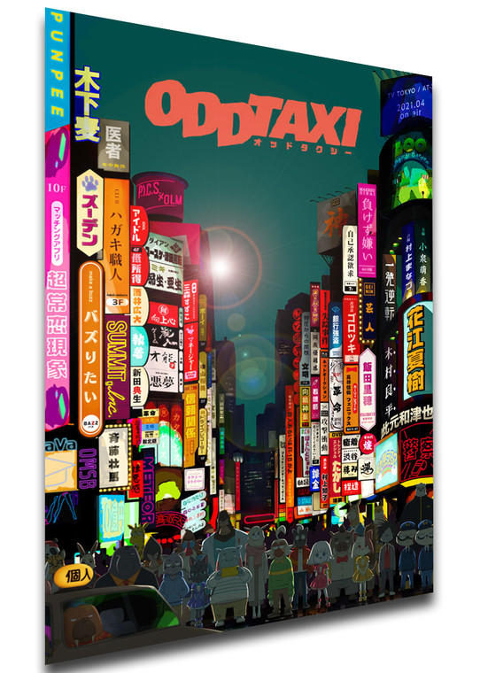 Poster Locandina Anime - Odd Taxi SA0150