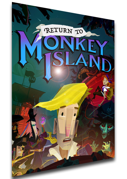 Poster Videogame - Return to Monkey Island - Cover