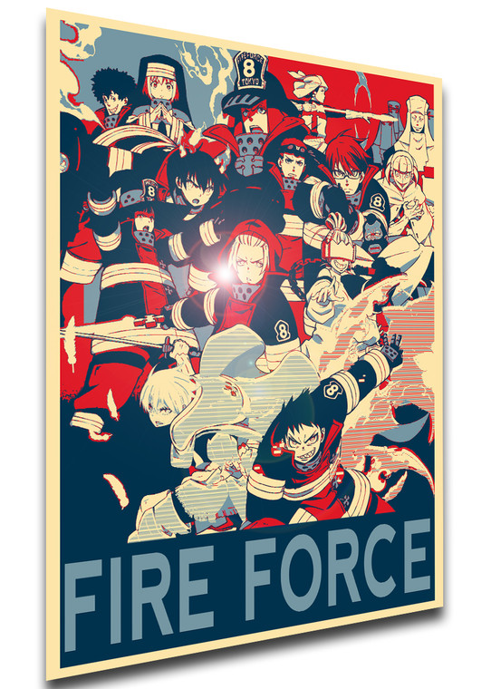 Poster Propaganda  - Fire Force Characters Variant 03 SA1036
