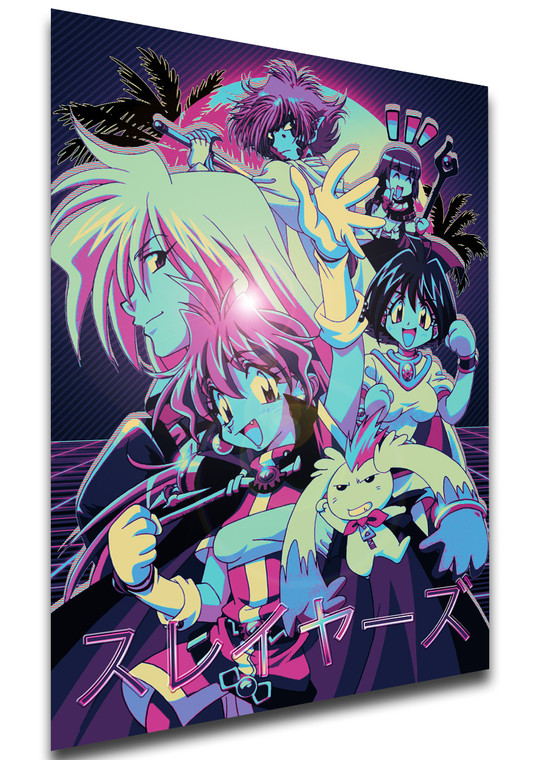 Poster Vaporwave 80s Style - The Slayers - Characters Varian 02 SA0660