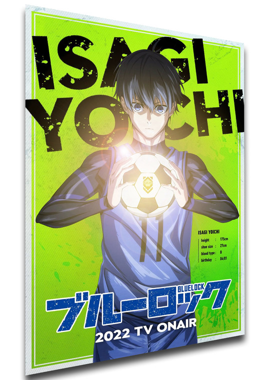 Poster Locandina Anime - Blue Lock - Isagi Yoichi - PE0145