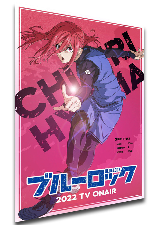 Poster Locandina Anime - Blue Lock - Chigiri Hyoma - PE0152