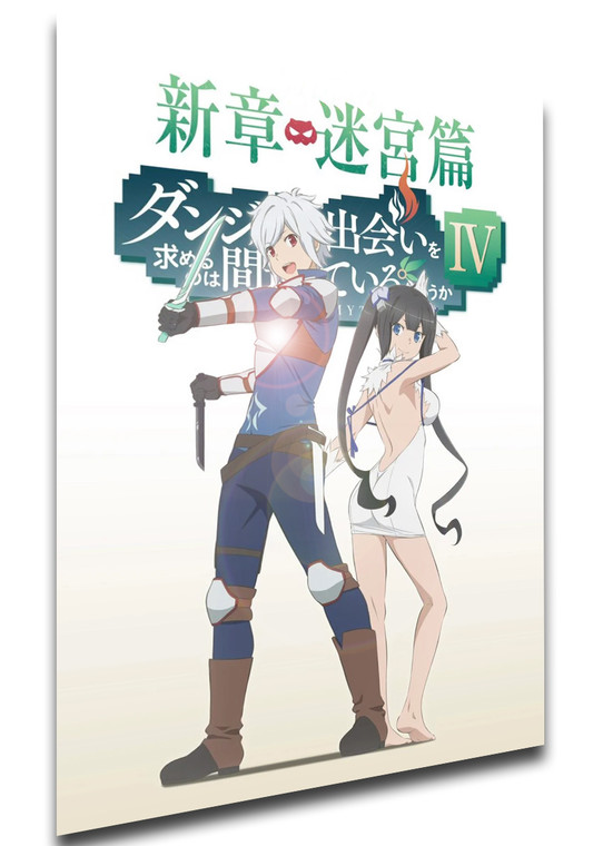 Poster Locandina Anime - DANMACHI - Is It Wrong to Try to Pick Up Girls in a Dungeon - PE0172