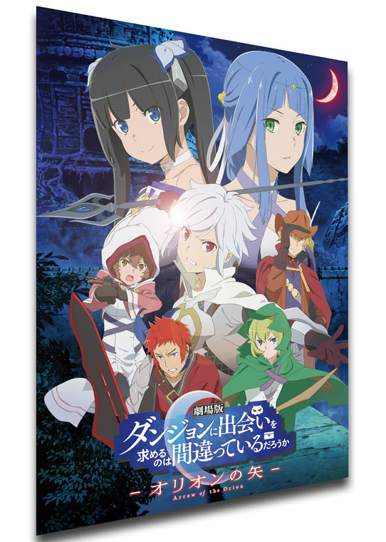 Poster Locandina Anime - DANMACHI - Is It Wrong to Try to Pick Up Girls in a Dungeon V03 - PE0181