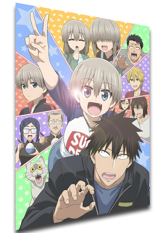 Poster Locandina Anime - Uzaki Chan Wants To Hang Out - PE0189