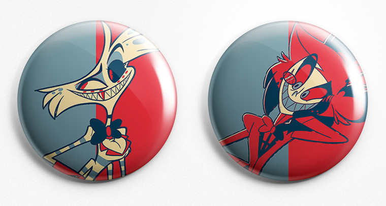 Spille Propaganda - Pins Badges - Hazbin Hotel