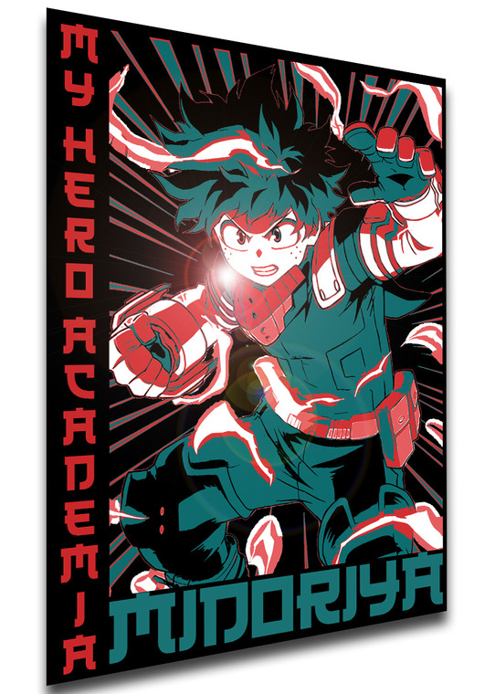 Poster Japanese Style - My Hero Academia - Deku Izuku Midoriya - PE0362