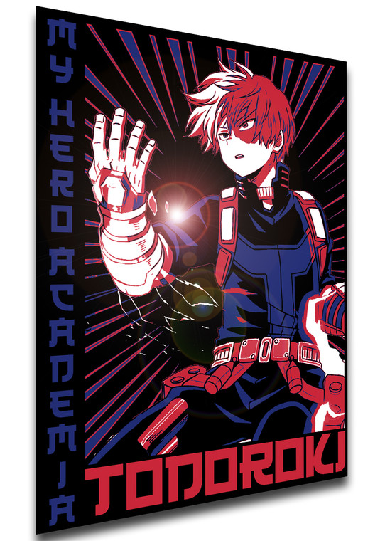 Poster Japanese Style - My Hero Academia - Shoto Todoroki - PE0345