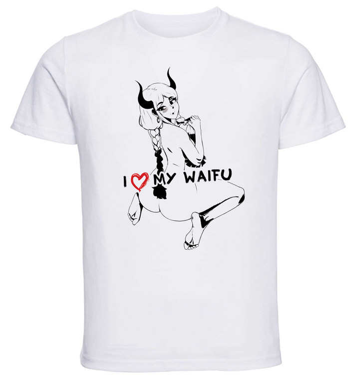 T-Shirt White - Black Ink Waifu - One Piece - Yamato - PE0368