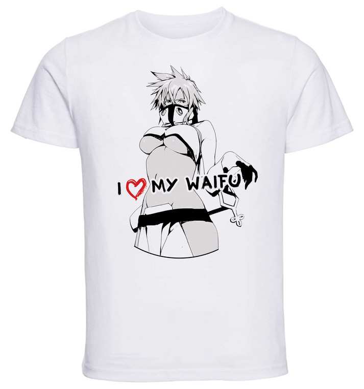 T-Shirt White - Black Ink Waifu - Bleach - Tia - PE0372