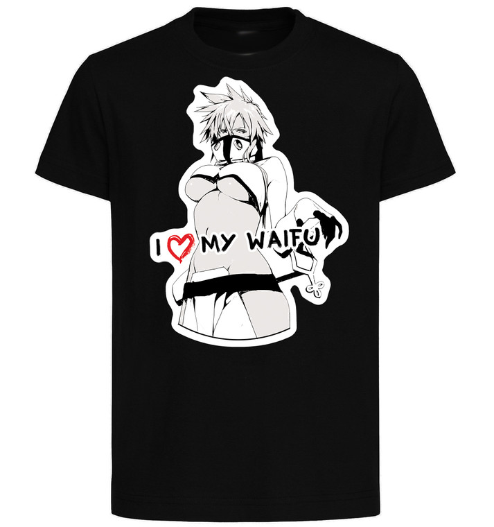 T-Shirt Black - Black Ink Waifu - Bleach - Tia - PE0372