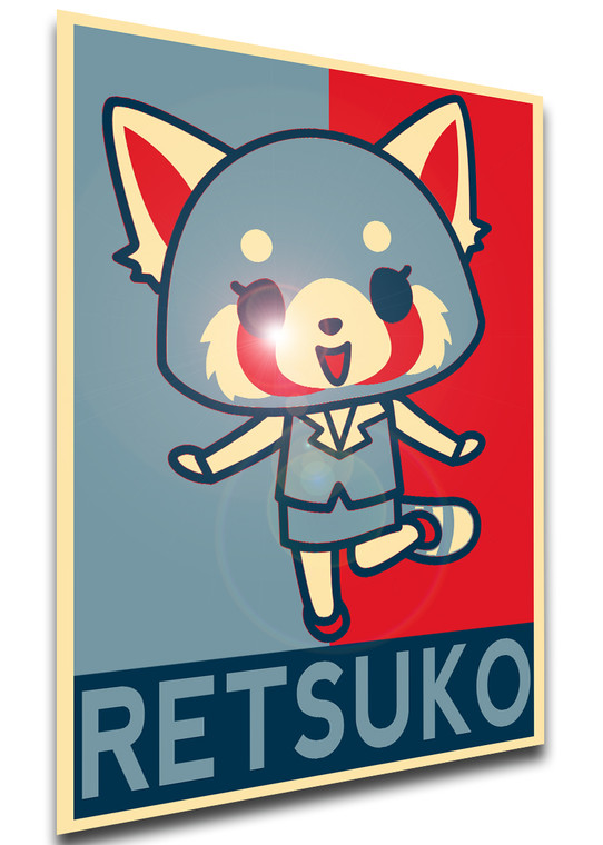 Poster Propaganda - Aggretsuko - Retsuko Variant 01 - LL3358